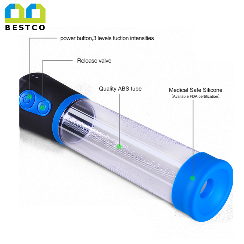 B-K5 All-in-one electric penis pump