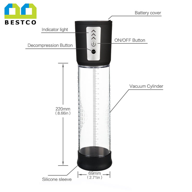B-K7 Battery Penis pump