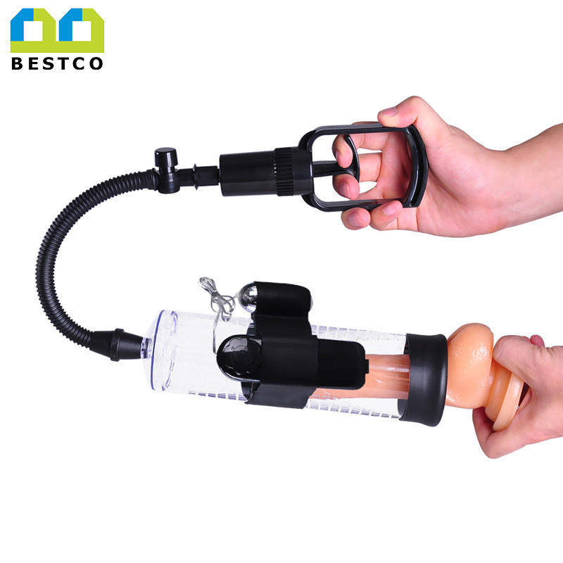 B-K10 Penis pump with vibrator