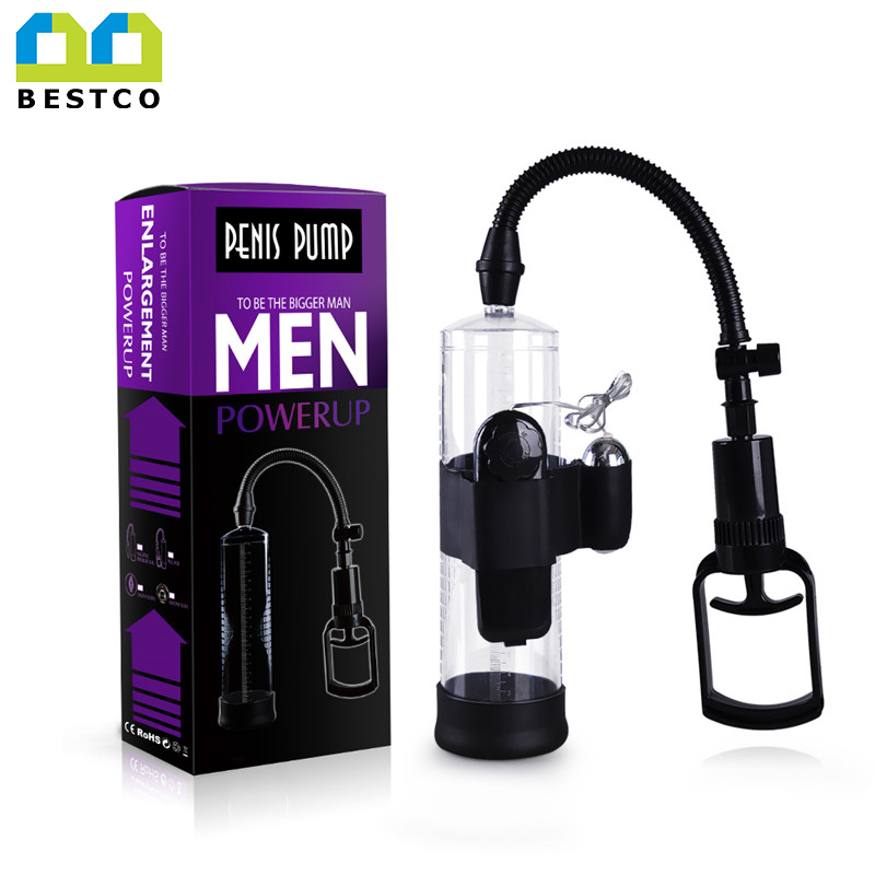 B-K10 Penis pump with vibrator