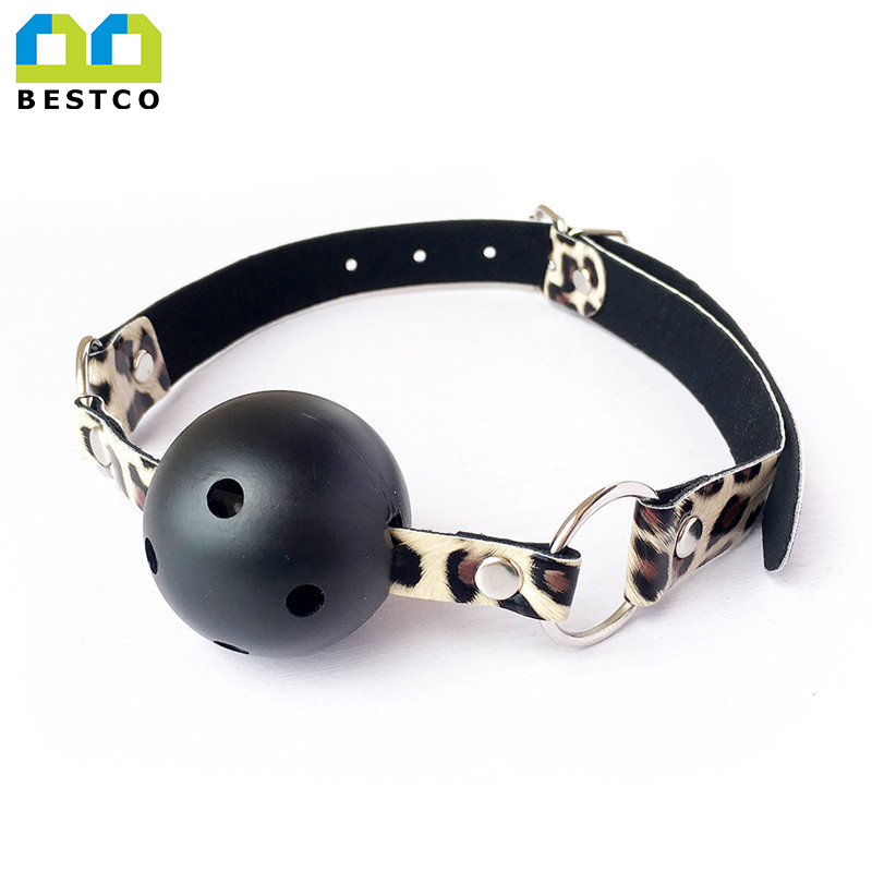 B-ASM2 leather bondage 10pcs Leopard
