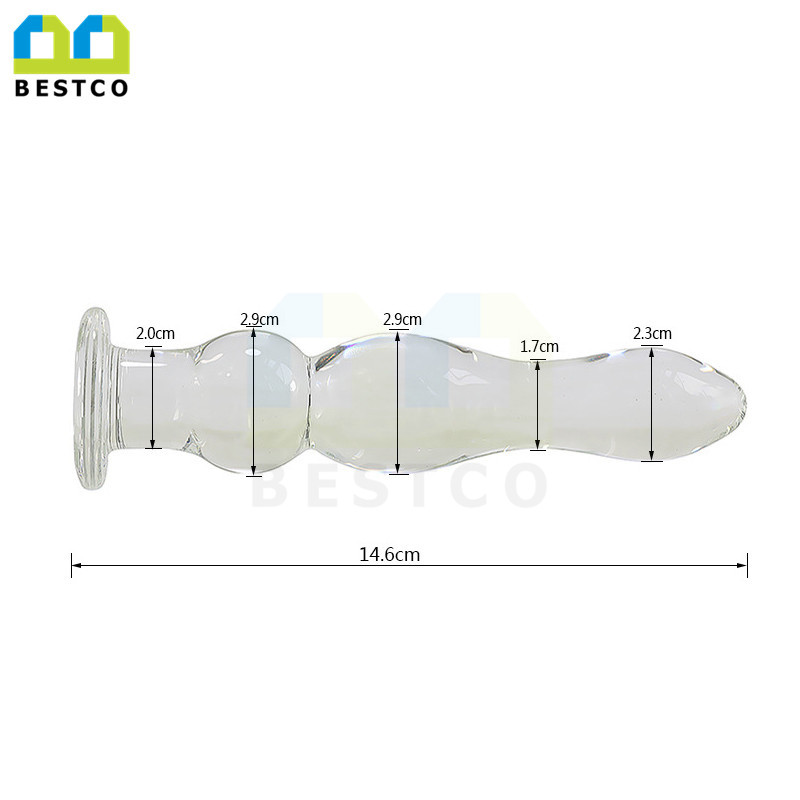 B-CQ6 erotic crystal glass sex toy
