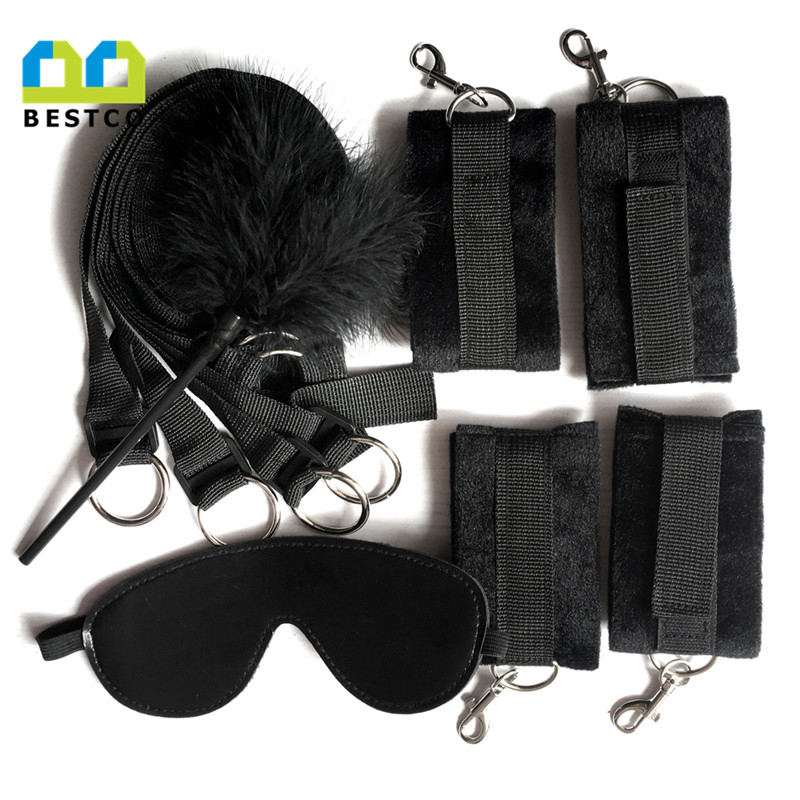 Bed bondage sex toys